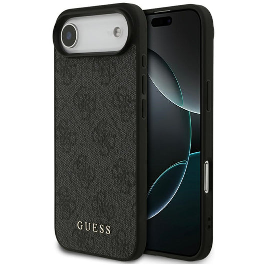 Калъф за Apple iPhone 17 Air, Guess, 4G Classic, Черен