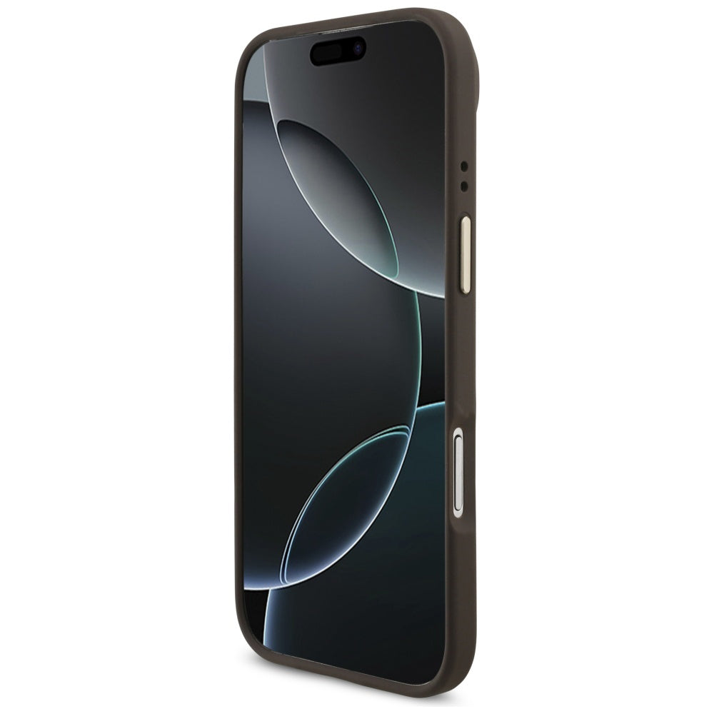 Калъф за Apple iPhone 17 Air, Guess, Big 4G Logo Classic, Златисто-кафяв