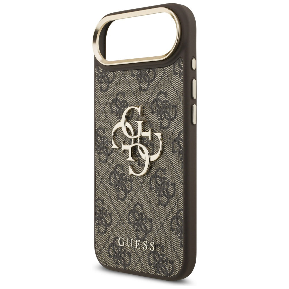 Калъф за Apple iPhone 17 Air, Guess, Big 4G Logo Classic, Златисто-кафяв