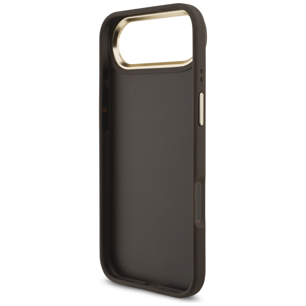 Калъф за Apple iPhone 17 Air, Guess, Big 4G Logo Classic, Златисто-кафяв