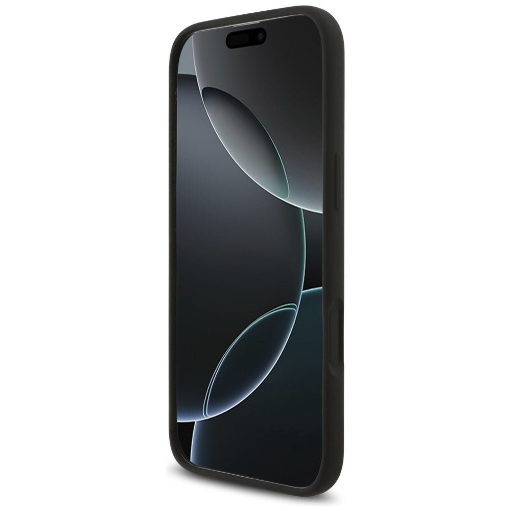 Калъф за Apple iPhone 17 Air, Guess, Big 4G Script, Черен