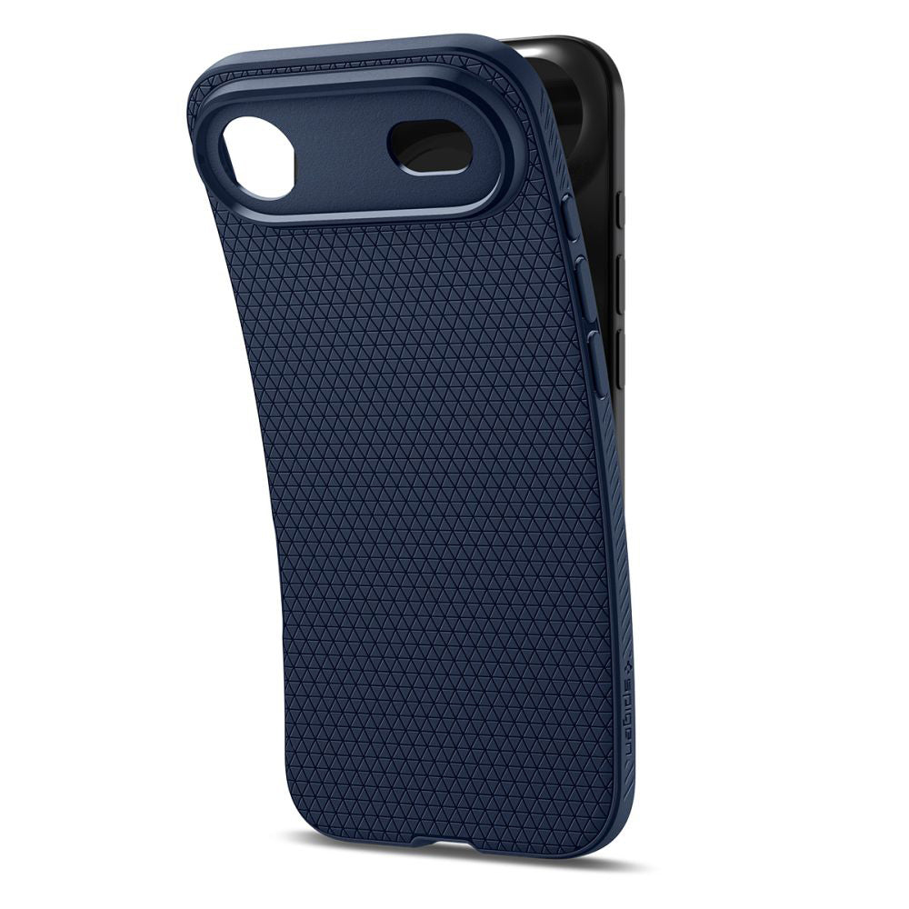 Калъф за Apple iPhone 17 Air, Spigen, Liquid Air, Тъмносин ACS10303