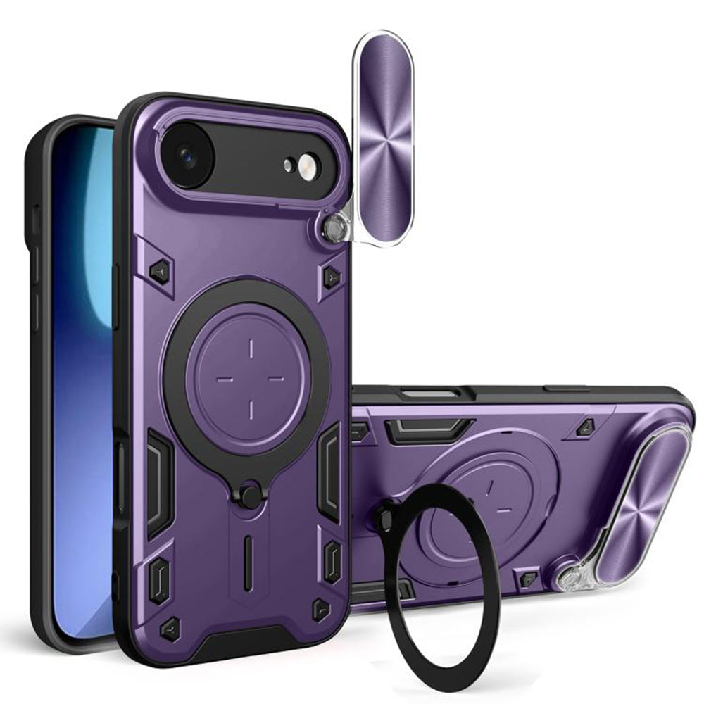 Калъф за Apple iPhone 17 Air, Techsuit, CamGuard Pro, Лилав