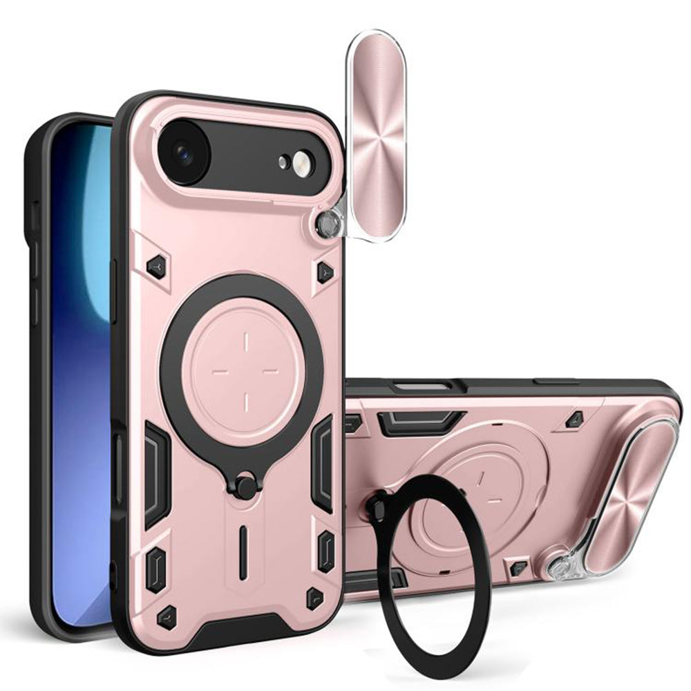 Калъф за Apple iPhone 17 Air, Techsuit, CamGuard Pro, Розово Злато