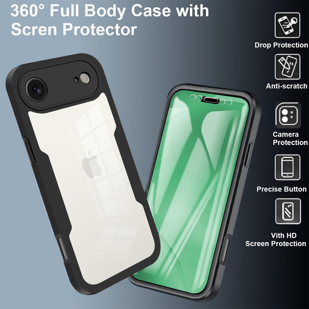 Калъф за Apple iPhone 17 Air, Techsuit, ColorVerse 360, Лилав