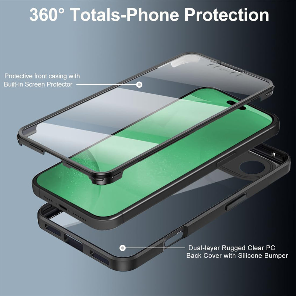 Калъф за Apple iPhone 17 Air, Techsuit, ColorVerse 360, Розов