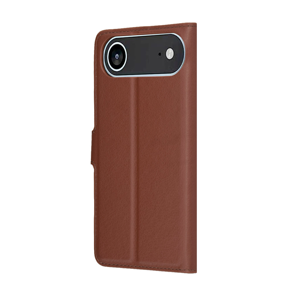 Калъф за Apple iPhone 17 Air, Techsuit, Leather Folio, Кафяв