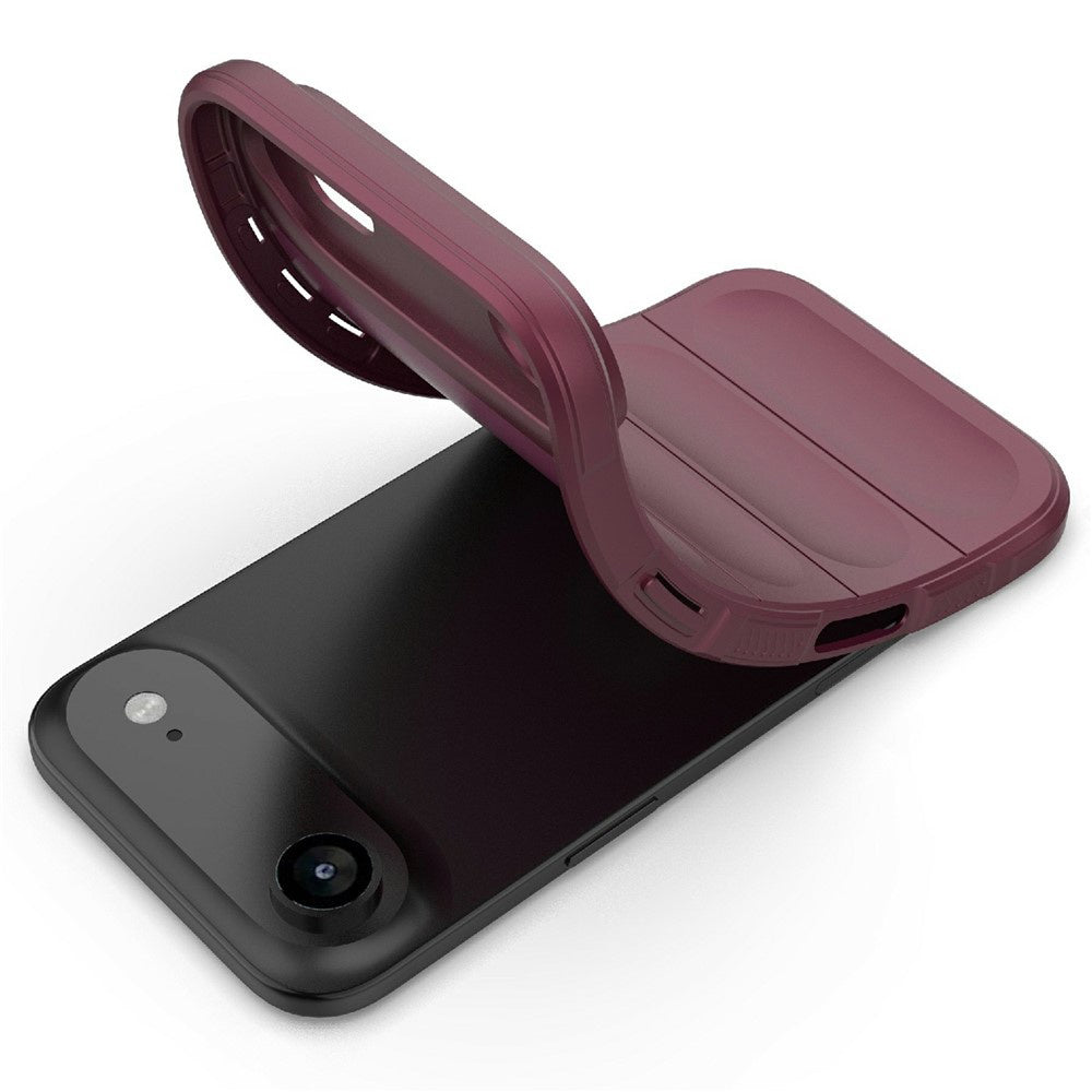 Калъф за Apple iPhone 17 Air, Techsuit, Magic Shield, Вишнев