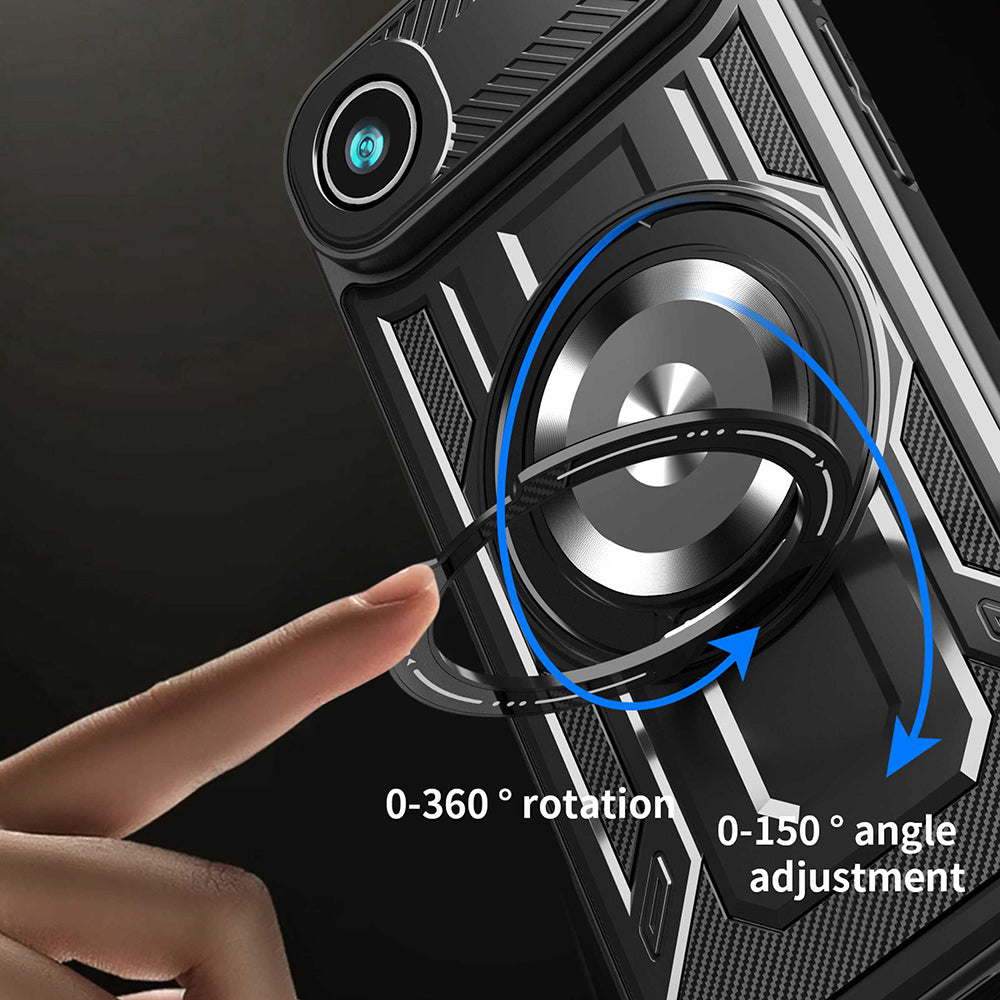Калъф за Apple iPhone 17 Air, Techsuit, RuggedCam, Син