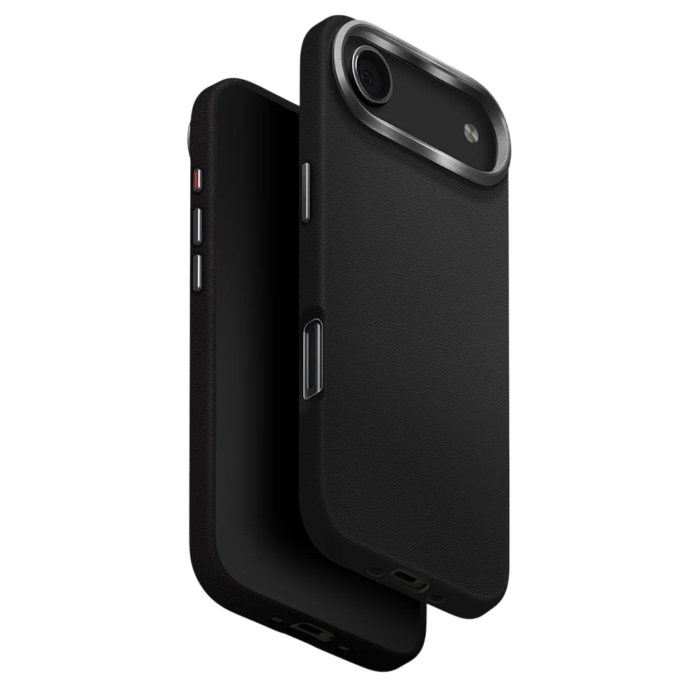 Калъф за Apple iPhone 17 Air, UNIQ, Lyden Leatherette, Черен