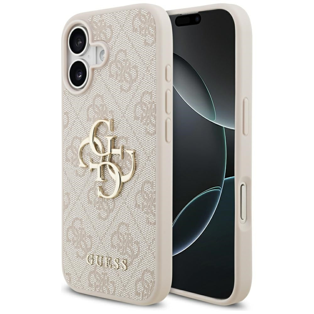 Калъф за Apple iPhone 17, Guess, 4G Big Logo, Розов