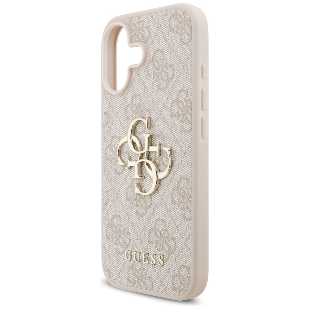 Калъф за Apple iPhone 17, Guess, 4G Big Logo, Розов