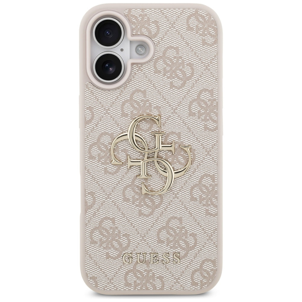 Калъф за Apple iPhone 17, Guess, 4G Big Logo, Розов