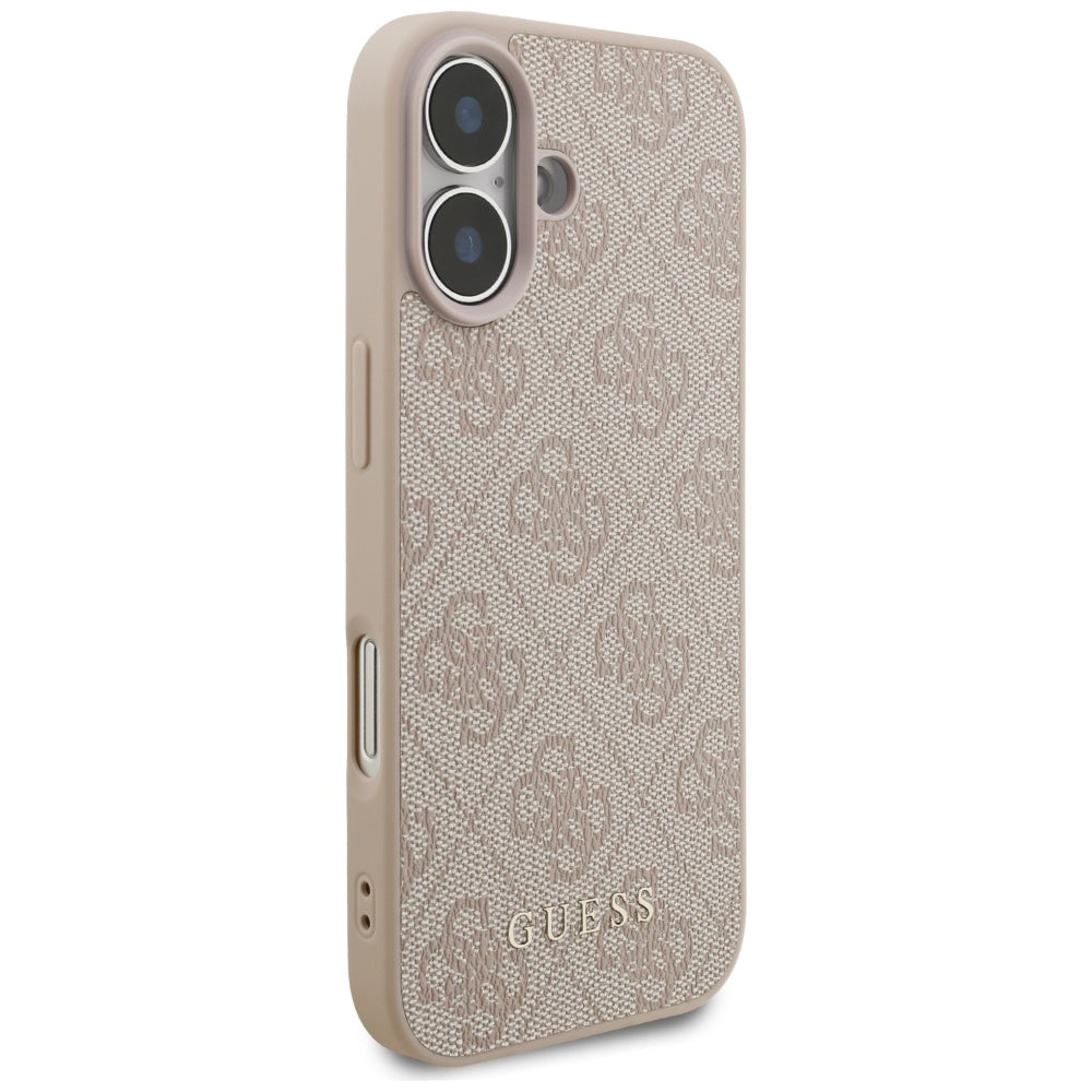 Калъф за Apple iPhone 17, Guess, 4G Classic, Розов