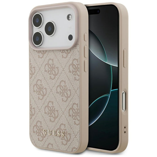 Калъф за Apple iPhone 17 Pro, Guess, 4G Classic, Розов