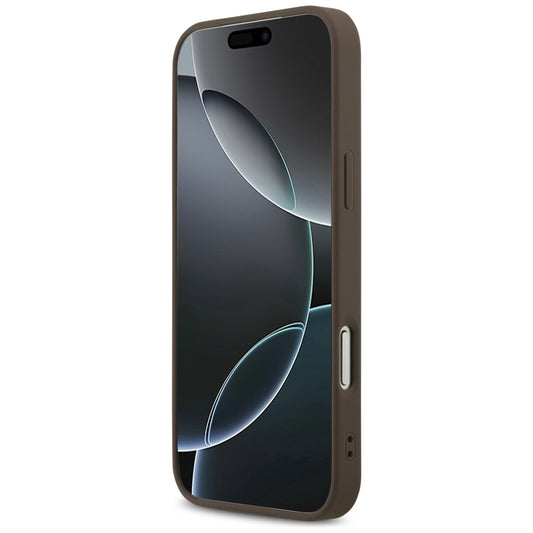 Калъф за Apple iPhone 17 Pro Max, Guess, 4G Classic, Кафяв
