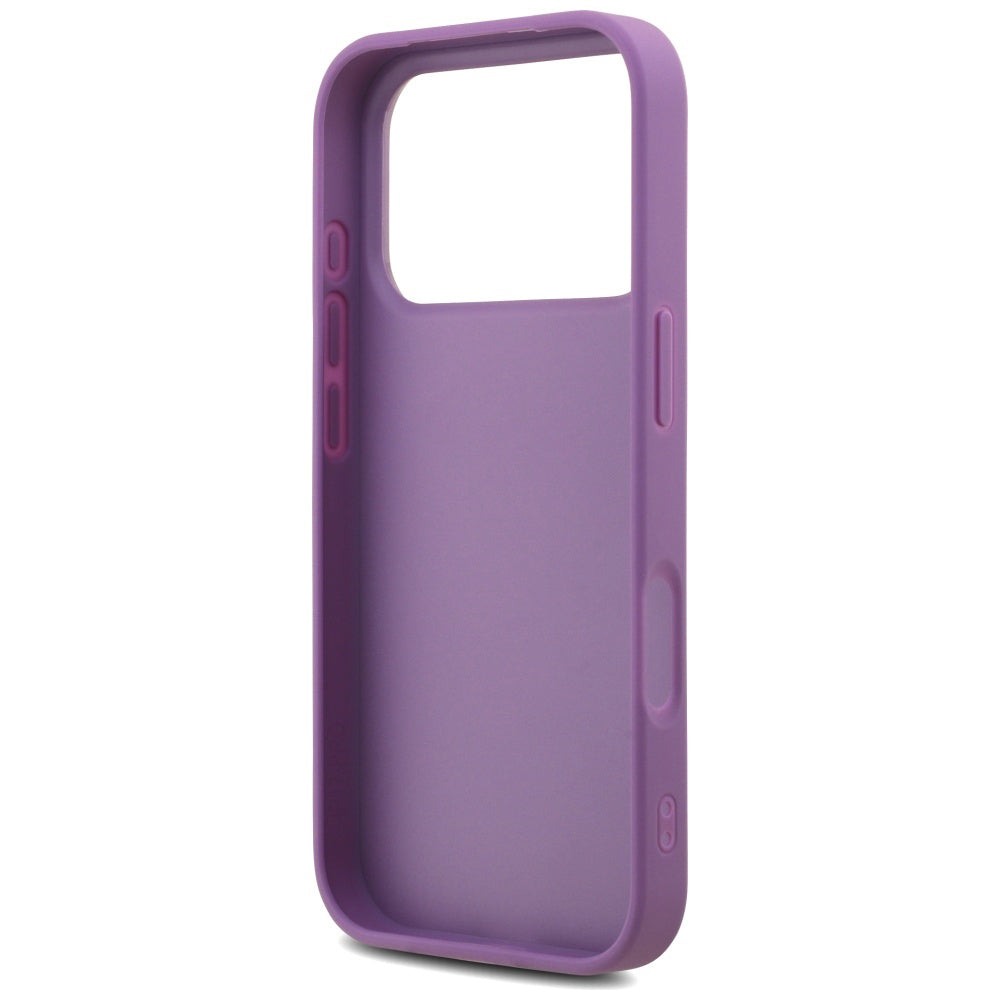 Case for Apple iPhone 17 Pro Max, Guess, Fixed Glitter Big 4G, Purple