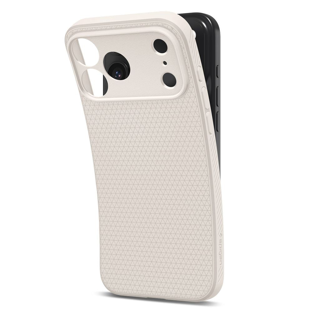Калъф за Apple iPhone 17 Pro Max, Spigen, Liquid Air, Бежов