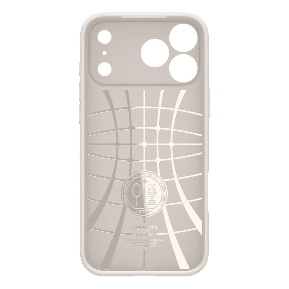 Калъф за Apple iPhone 17 Pro Max, Spigen, Liquid Air, Бежов