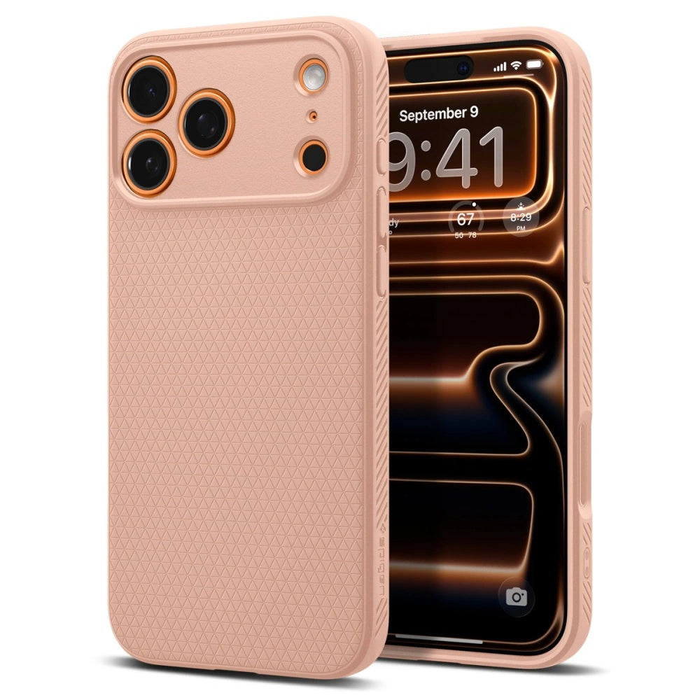 Калъф за Apple iPhone 17 Pro Max, Spigen, Liquid Air, Розов ACS10269