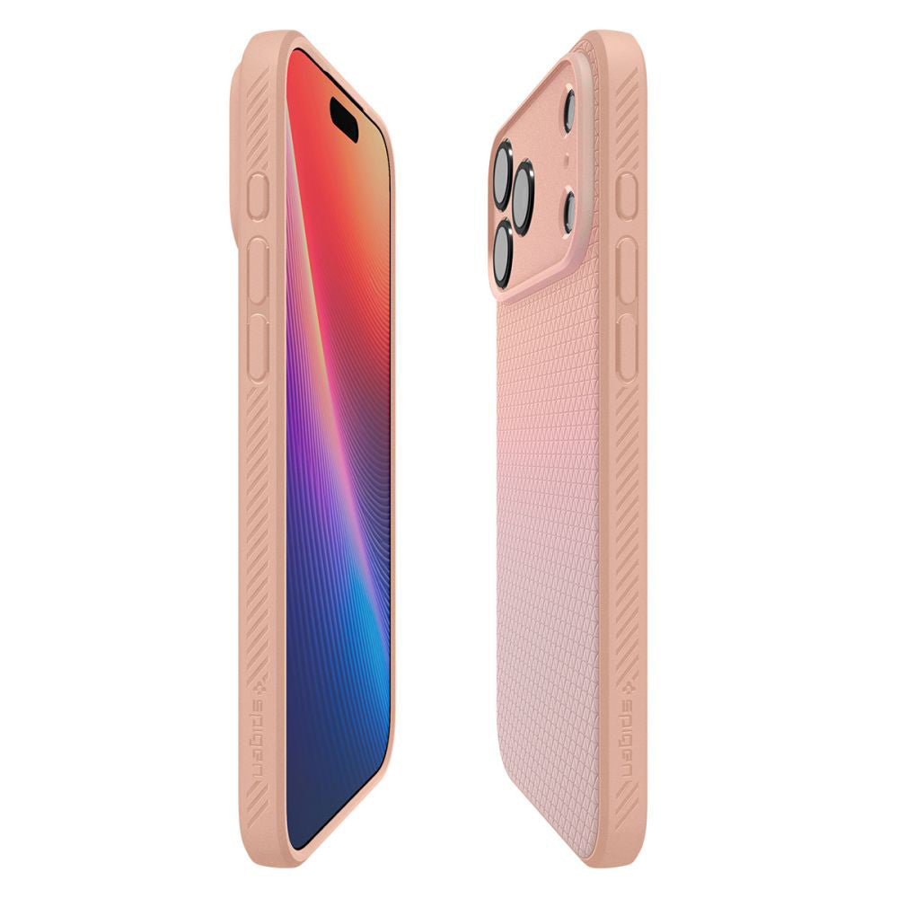 Калъф за Apple iPhone 17 Pro Max, Spigen, Liquid Air, Розов ACS10269