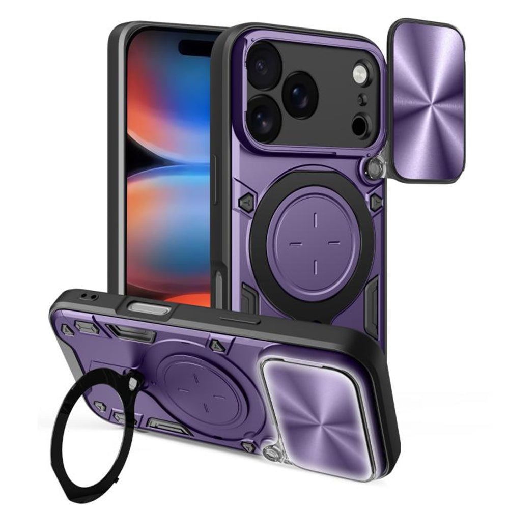 Калъф за Apple iPhone 17 Pro Max, Techsuit, CamGuard Pro, Лилав