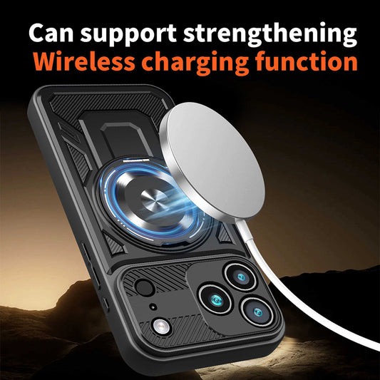 Case for Apple iPhone 17 Pro Max, Techsuit, RuggedCam, Black