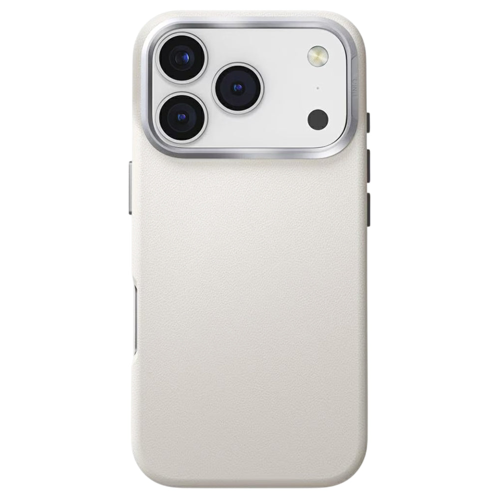 Калъф за Apple iPhone 17 Pro Max, UNIQ, Lyden Leatherette, Сив