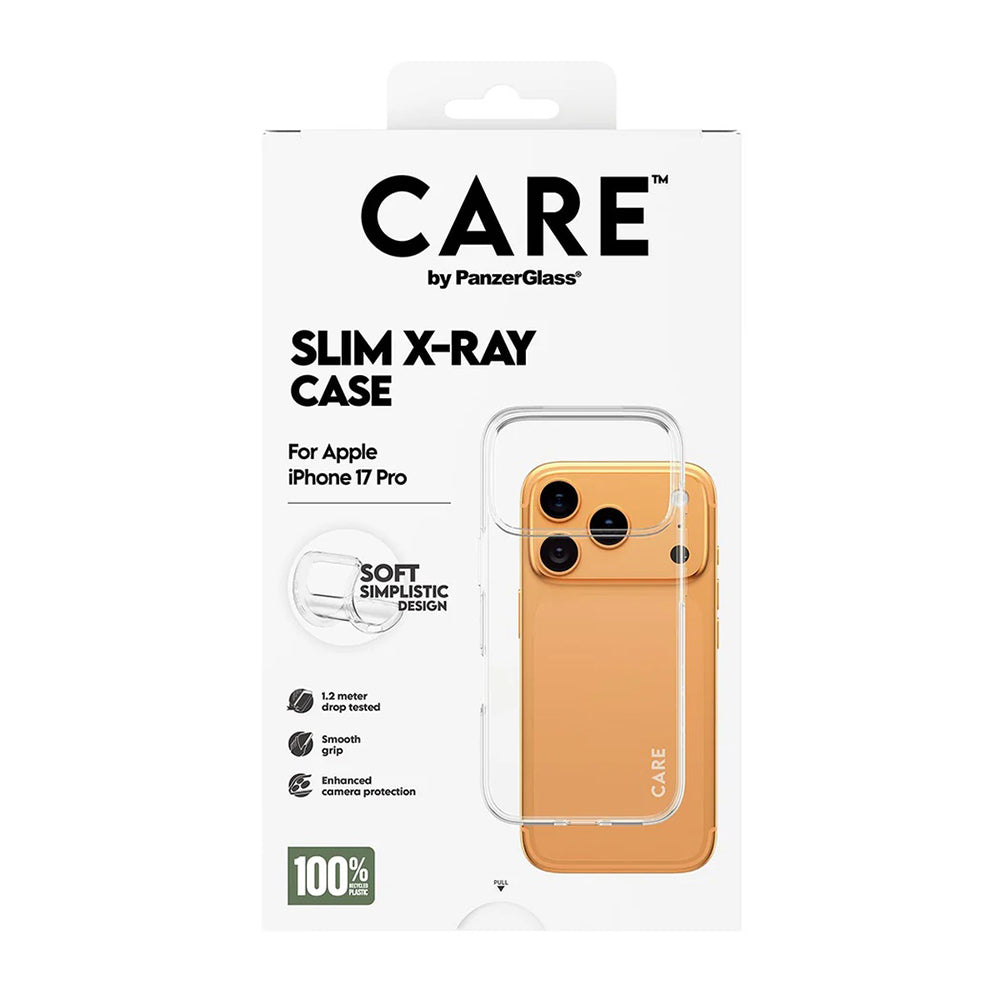 Калъф за Apple iPhone 17 Pro, PanzerGlass, Care Fashionable X-ray, Прозрачен