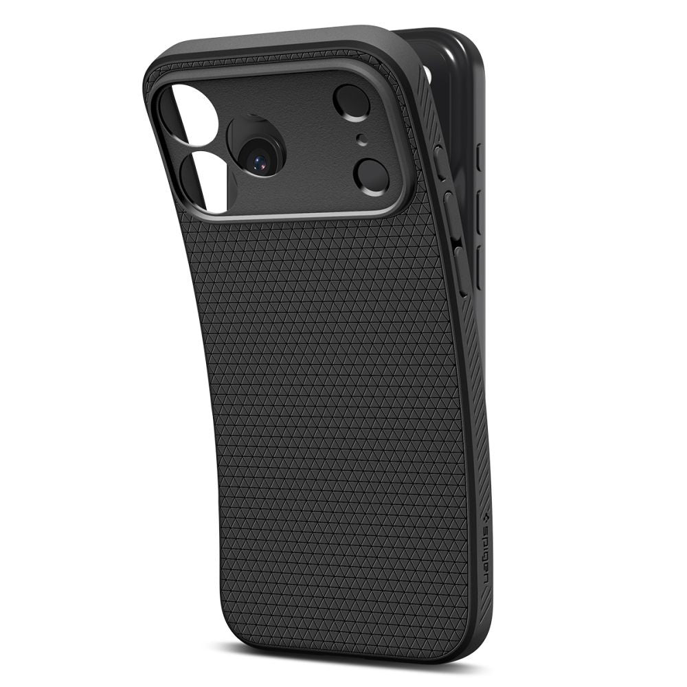 Калъф за Apple iPhone 17 Pro, Spigen, Liquid Air, Мат Черен ACS10331