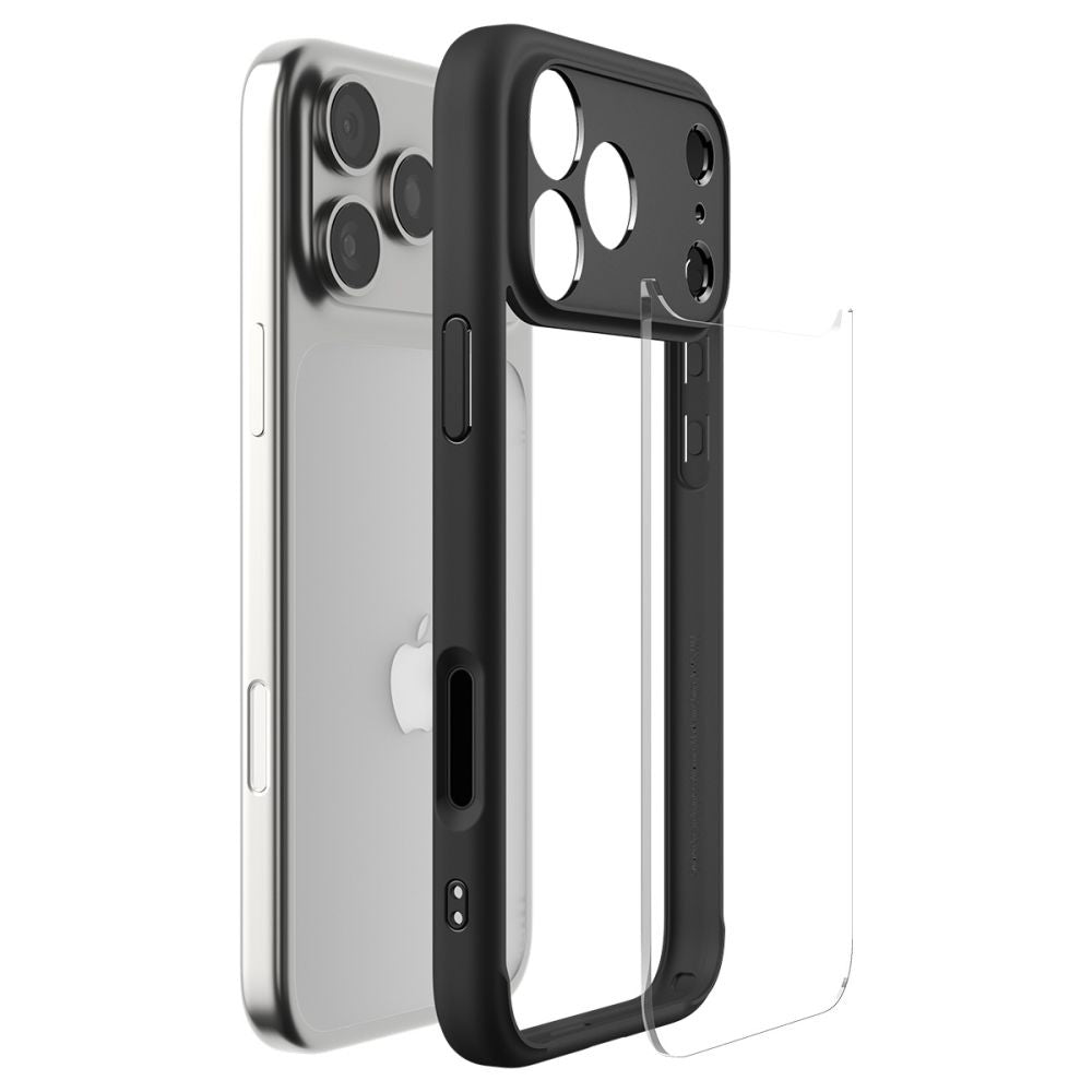 Калъф за Apple iPhone 17 Pro, Spigen, Ultra Hybrid, Матово черен ACS10343