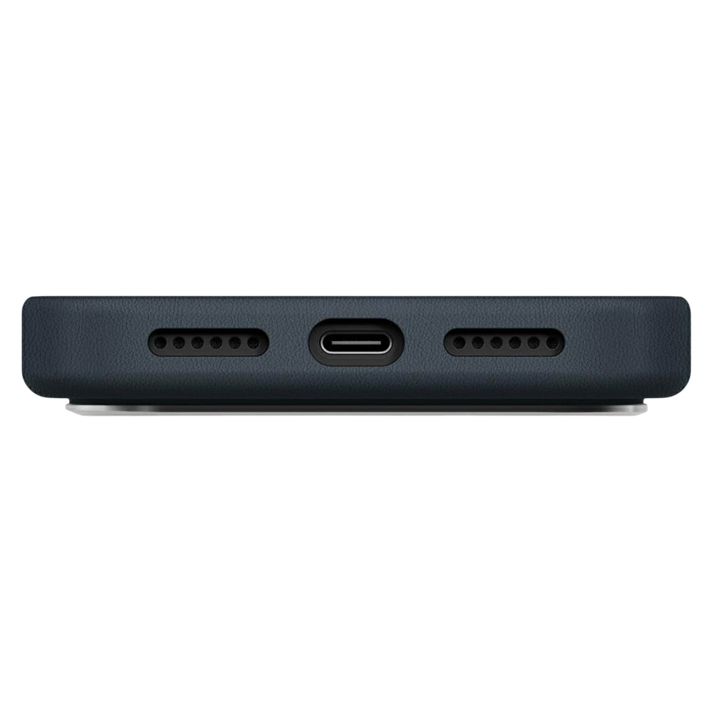 Калъф за Apple iPhone 17 Pro, UNIQ, Lyden Leatherette, Син