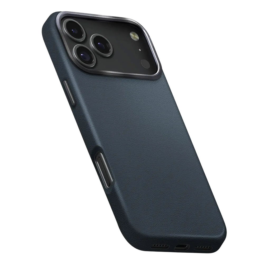 Калъф за Apple iPhone 17 Pro, UNIQ, Lyden Leatherette, Син