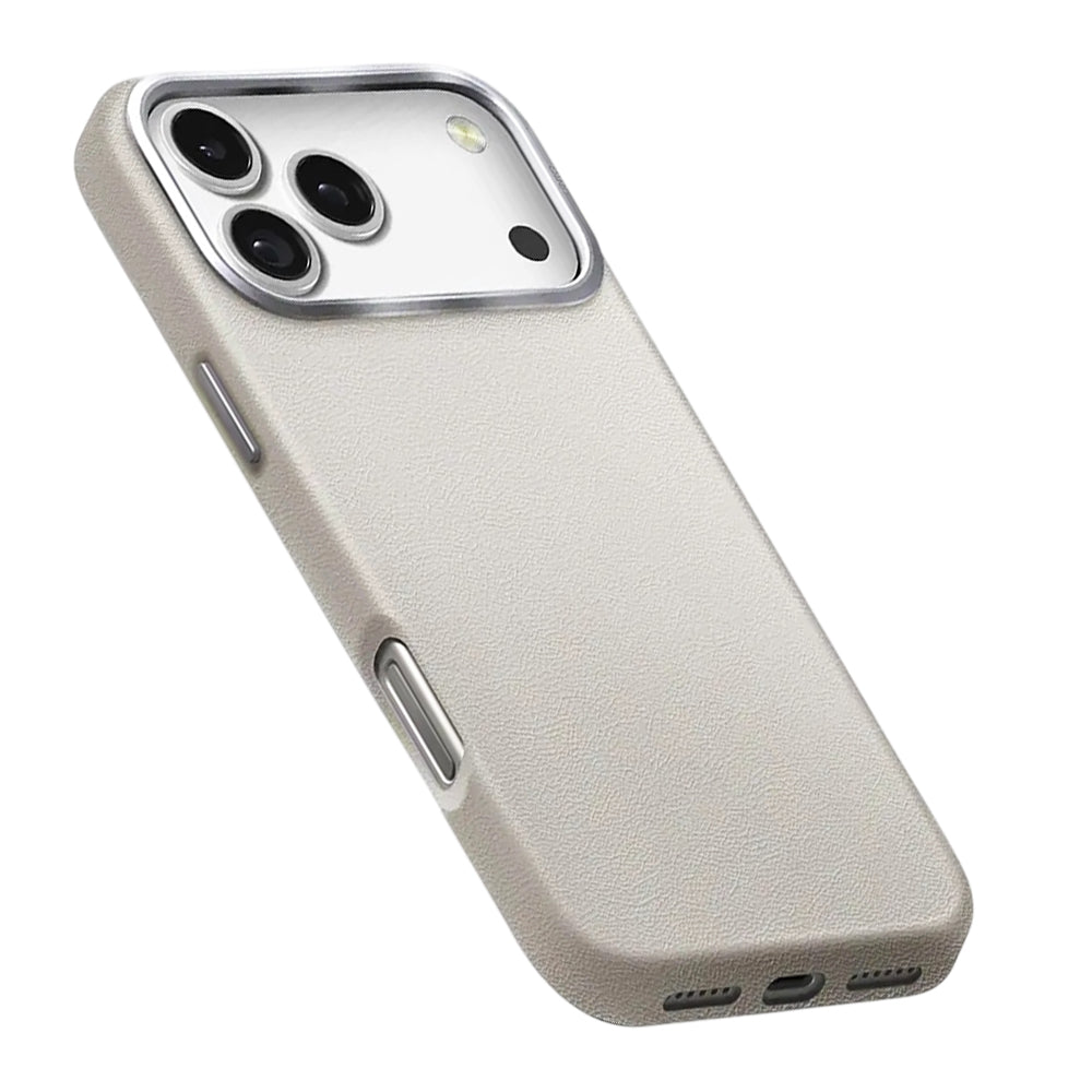 Калъф за Apple iPhone 17 Pro, UNIQ, Lyden Leatherette, Сив