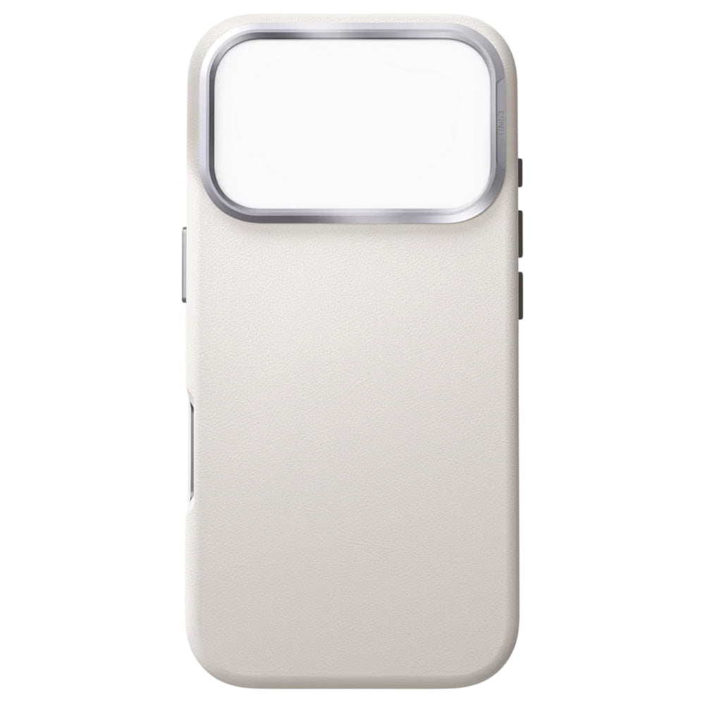 Калъф за Apple iPhone 17 Pro, UNIQ, Lyden Leatherette, Сив