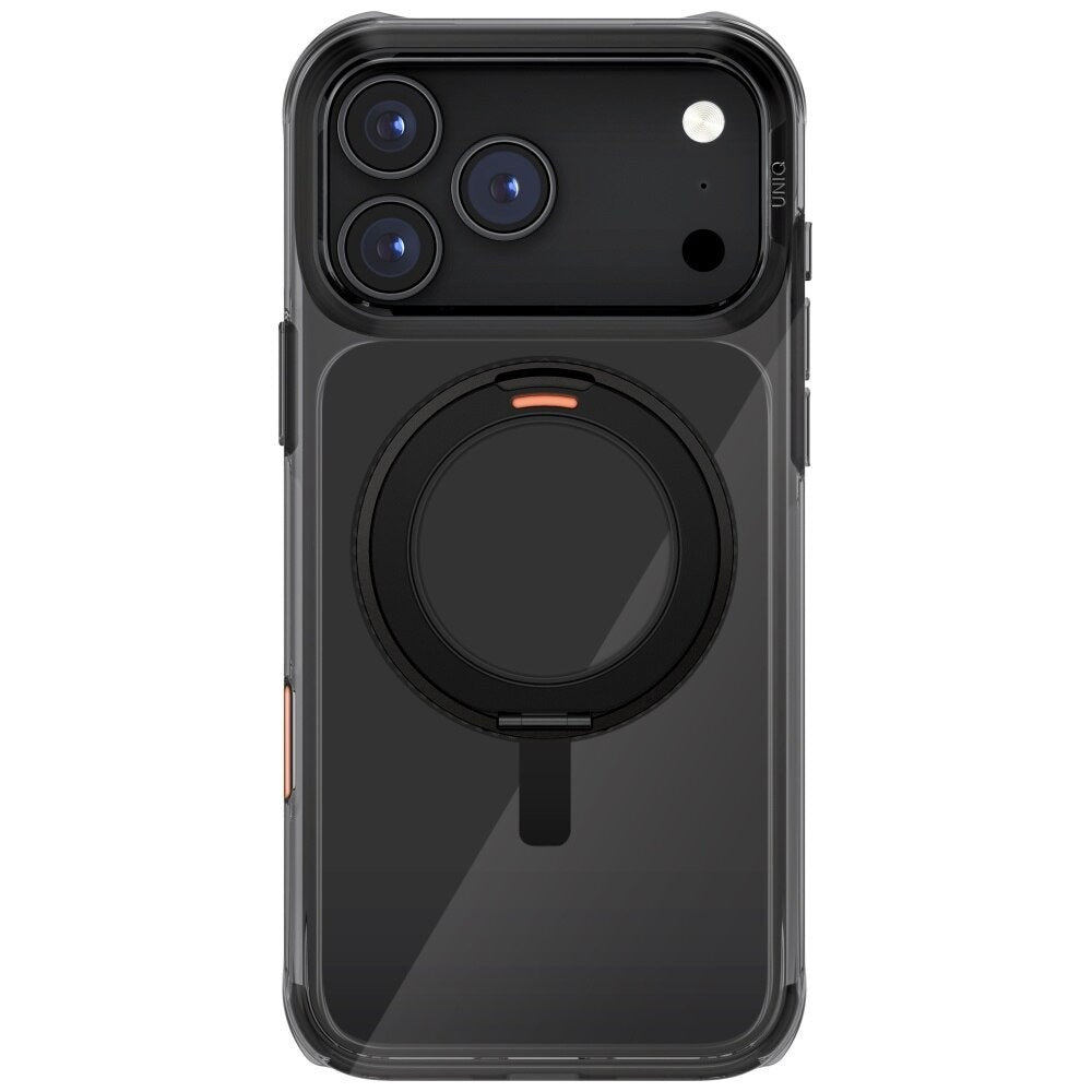 Калъф за Apple iPhone 17 Pro, UNIQ, Swivix, Черен