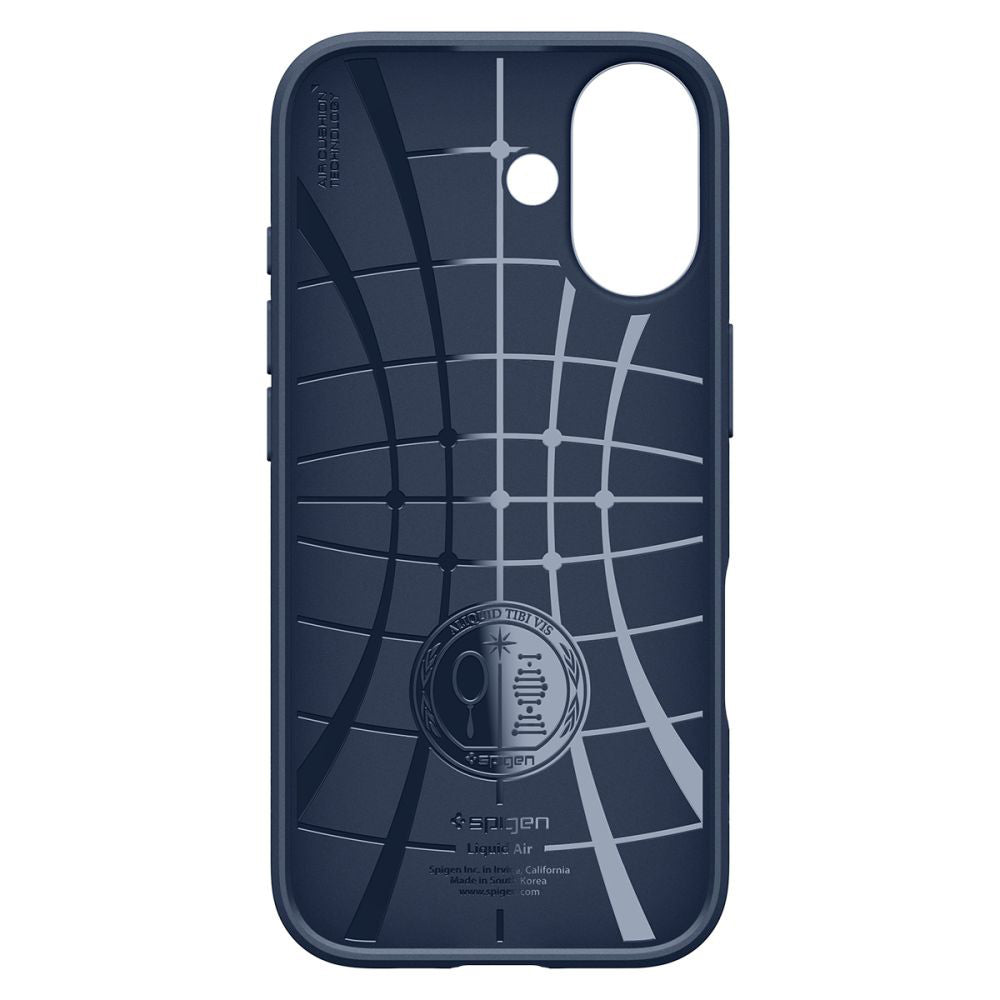 Калъф за Apple iPhone 17, Spigen, Liquid Air, Тъмносин ACS10370