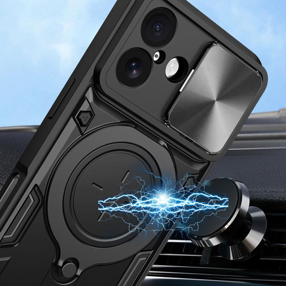 Калъф за Apple iPhone 17, Techsuit, CamGuard Pro, Лилав