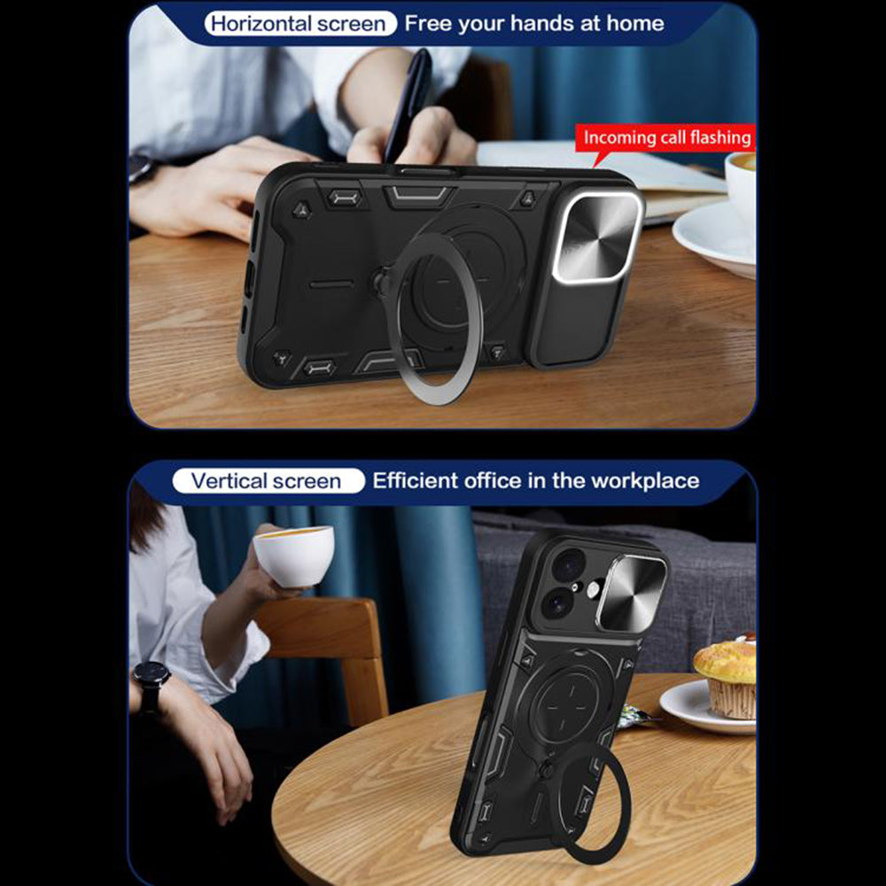 Калъф за Apple iPhone 17, Techsuit, CamGuard Pro, Лилав