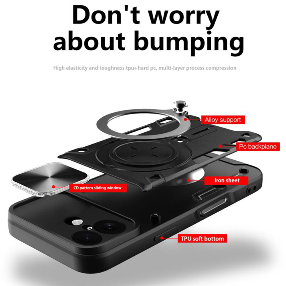 Калъф за Apple iPhone 17, Techsuit, CamGuard Pro, Розово Злато