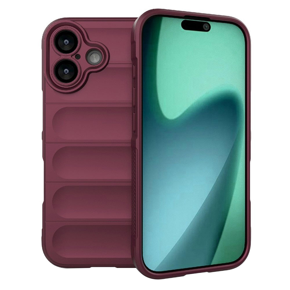 Калъф за Apple iPhone 17, Techsuit, Magic Shield, Вишнев