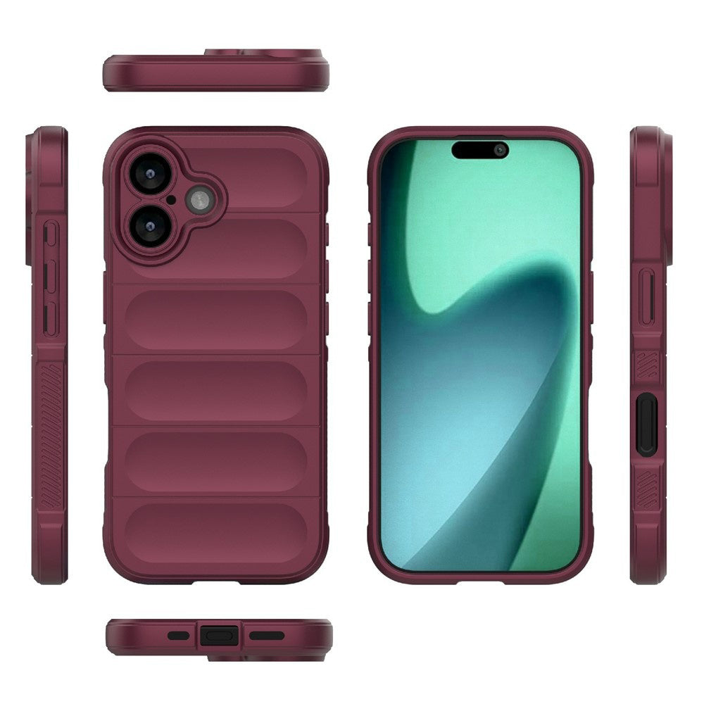 Калъф за Apple iPhone 17, Techsuit, Magic Shield, Вишнев