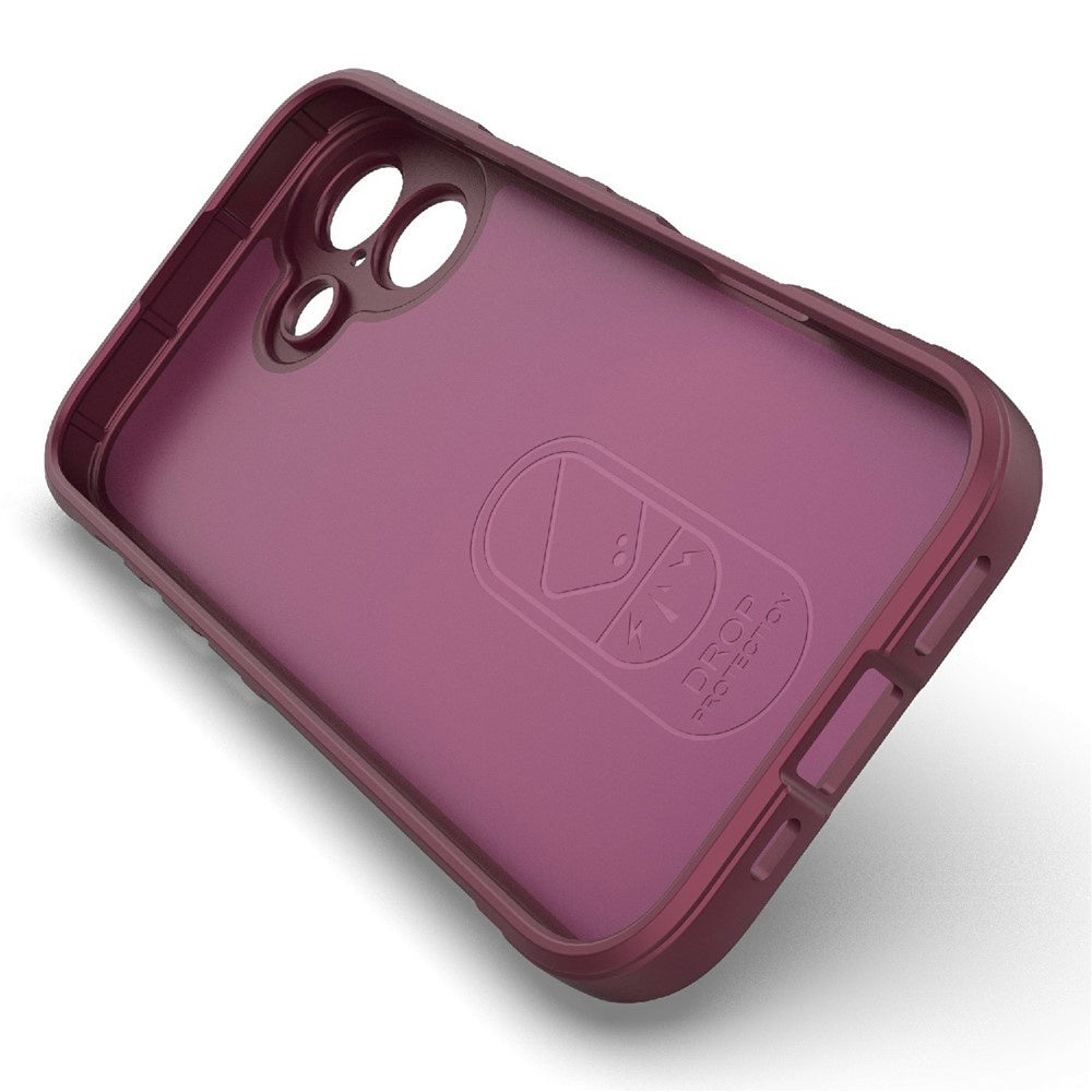 Калъф за Apple iPhone 17, Techsuit, Magic Shield, Вишнев