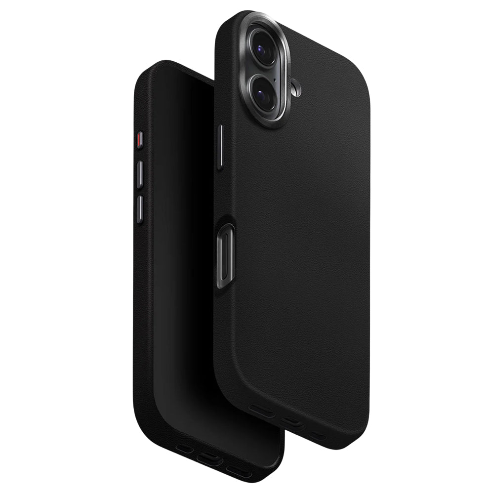 Калъф за Apple iPhone 17, UNIQ, Lyden Leatherette, Черен