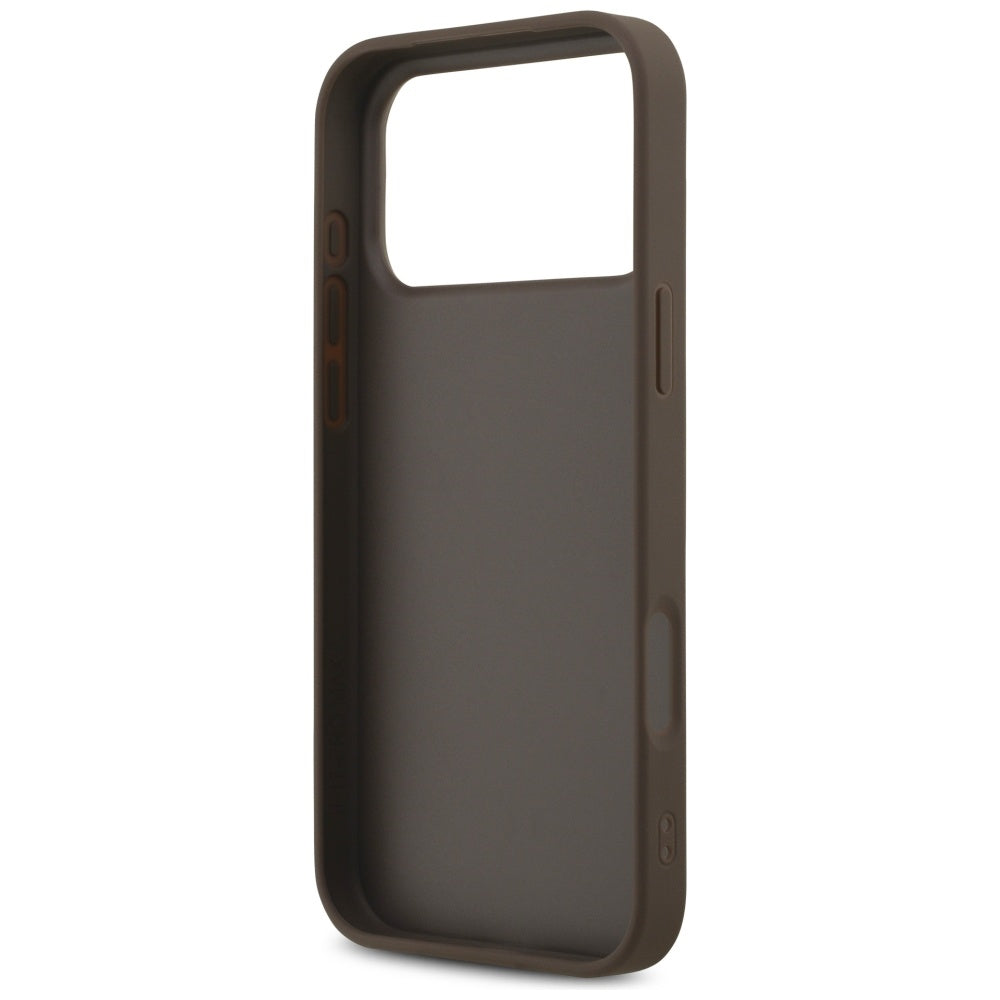 Калъф за Apple iPhone 18 Pro / 17 Pro, Guess, 4G Classic Logo, Кафяв