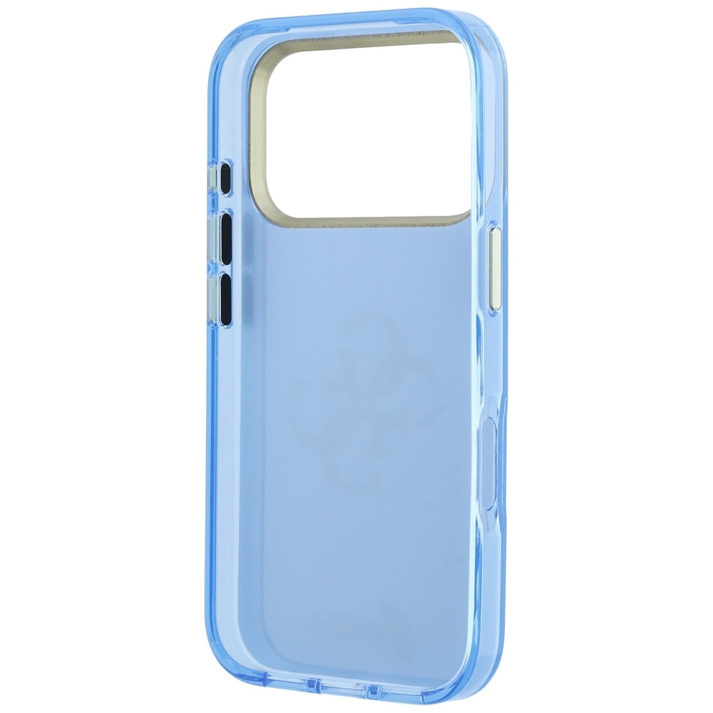 Калъф за Apple iPhone 18 Pro / 17 Pro, Guess, IML 4G Metal Script, Bleu