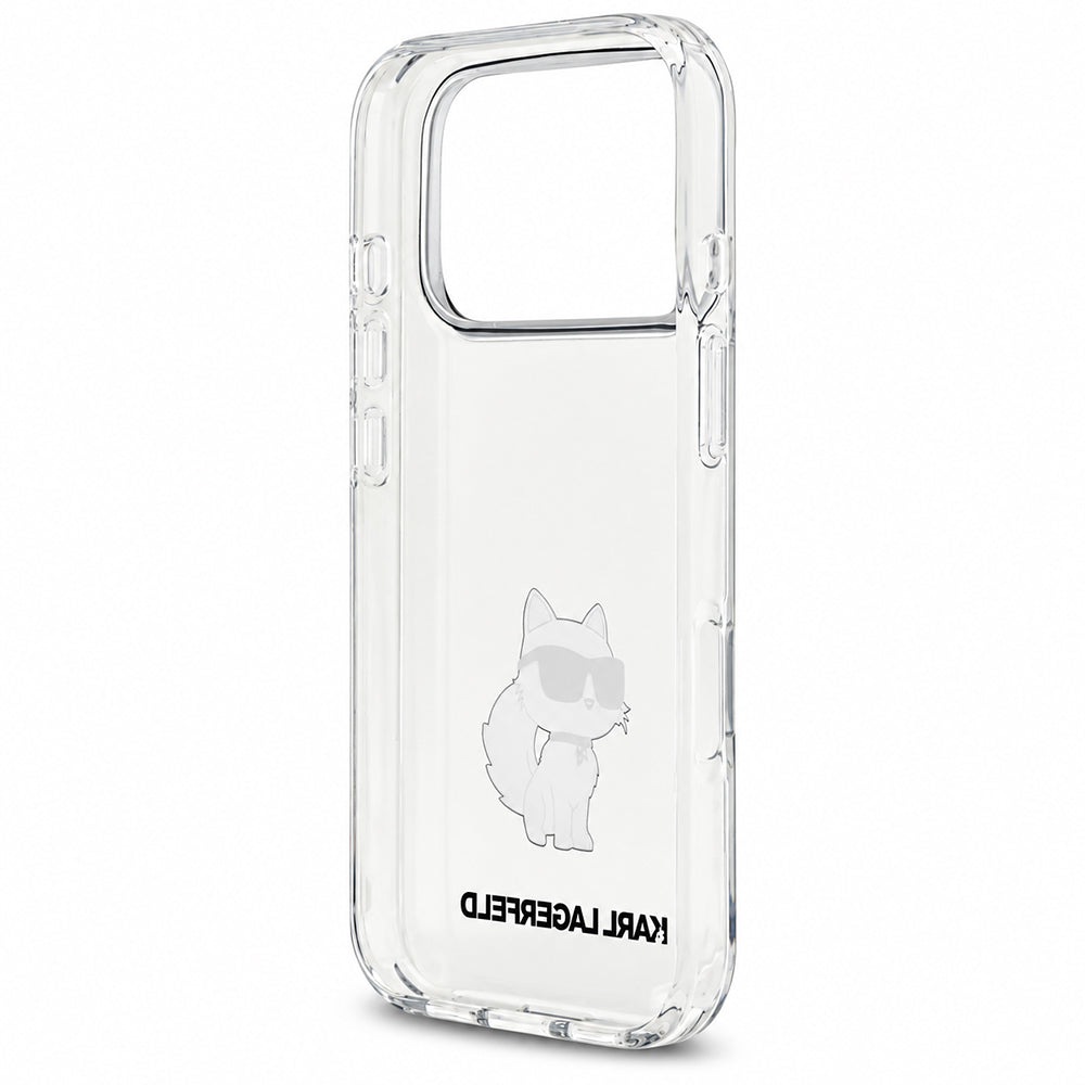 Калъф за Apple iPhone 18 Pro / 17 Pro, Karl Lagerfeld, IML Choupette NFT, прозрачен