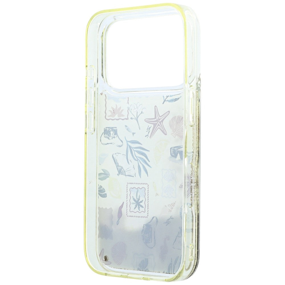 Калъф за Apple iPhone 18 Pro / 17 Pro, Karl Lagerfeld, Liquid Glitter Beach and Sand, Бежов