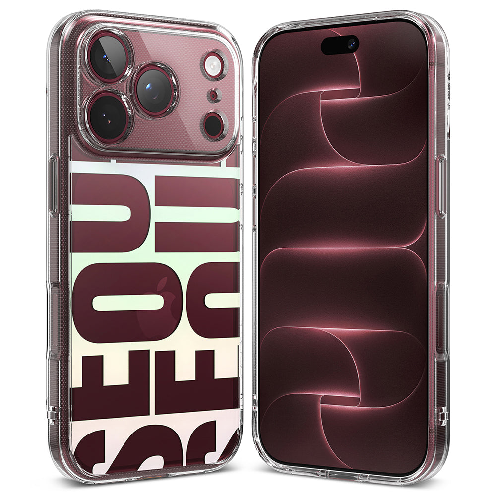 Калъф за Apple iPhone 18 Pro / 17 Pro, Ringke, Fusion Seoul, Бордо