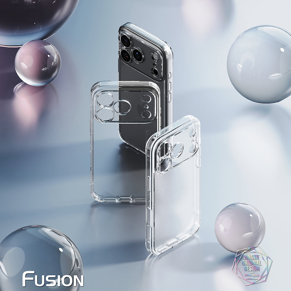 Калъф за Apple iPhone 18 Pro / 17 Pro, Ringke, Fusion, Матиран прозрачен